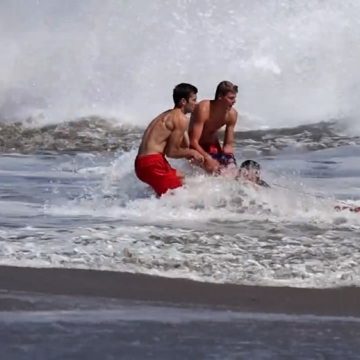 Lifeguards Rescue 10-Year-Old Boy from Dangerous Waves in Santa Cruz