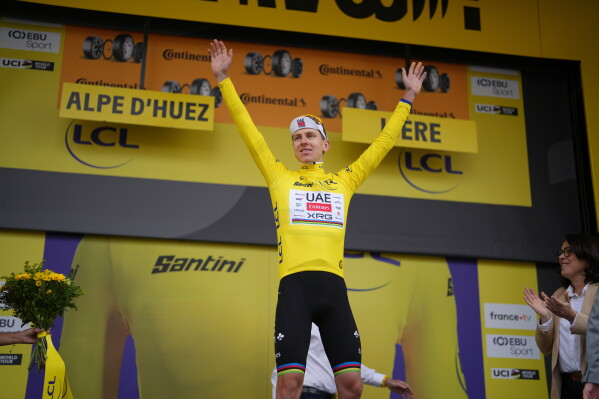 f4b2f978-13fa-4d17-8a97-d53b4f27f4b3 Tadej Pogacar Clinches Fifth Tour de France Title