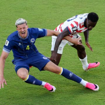 Folarin Balogun’s Red Card Sparks Debate in Soccer Community