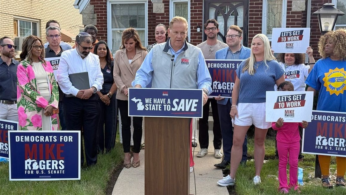 1e7ebca9-d5f8-436a-80a3-aa0ab35d5b7c Michigan Senate Race: Mike Rogers Seeks Democrat Support