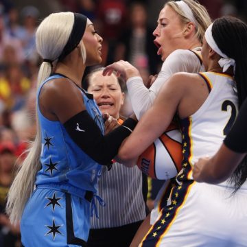 DiJonai Carrington Ejected in Tense Sky vs. Fever Game