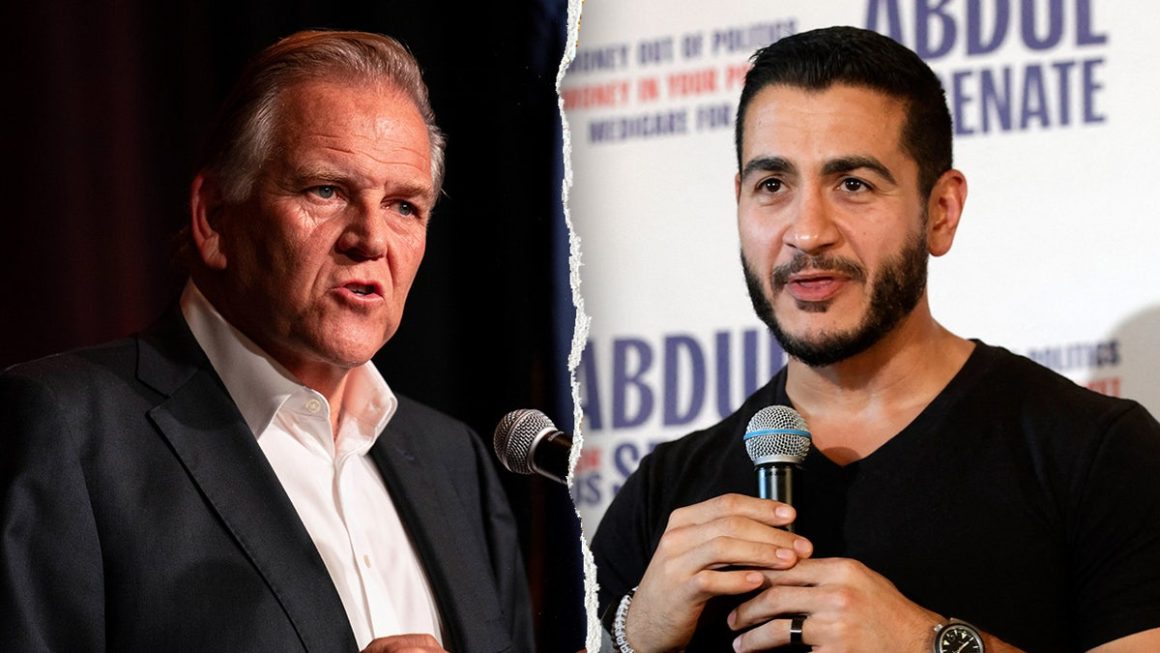 5e83a68a-ab41-4691-8efe-29ae1e49d85a Michigan Senate Candidate Challenges Rival to Football Showdown