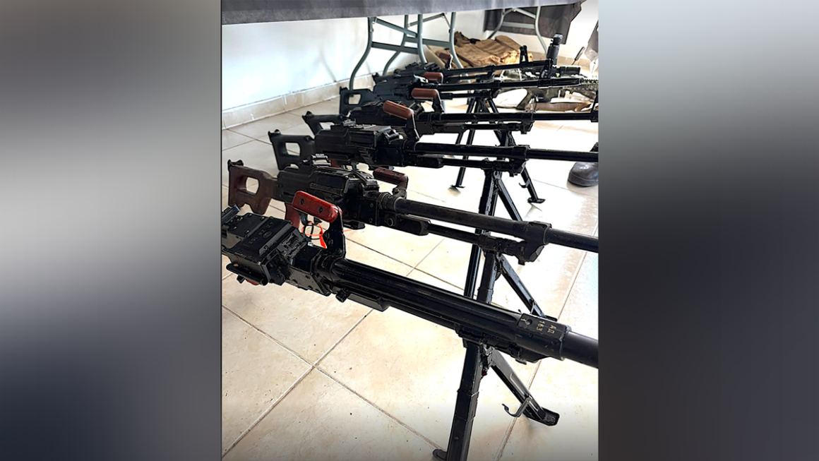 Inside IDF’s Tzrifin Base: Seized Weapons from Hezbollah and Hamas