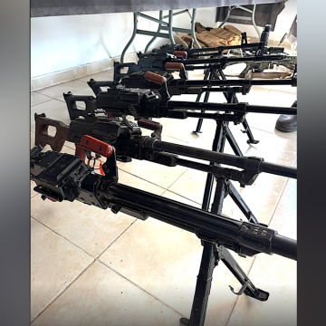 Inside IDF’s Tzrifin Base: Seized Weapons from Hezbollah and Hamas