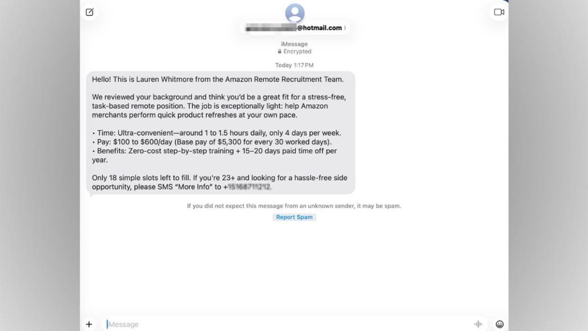 How to Protect Yourself from Amazon Job Scam Texts