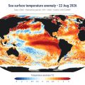 Global Oceans Reach Record Surface Temperatures as El Niño Intensifies