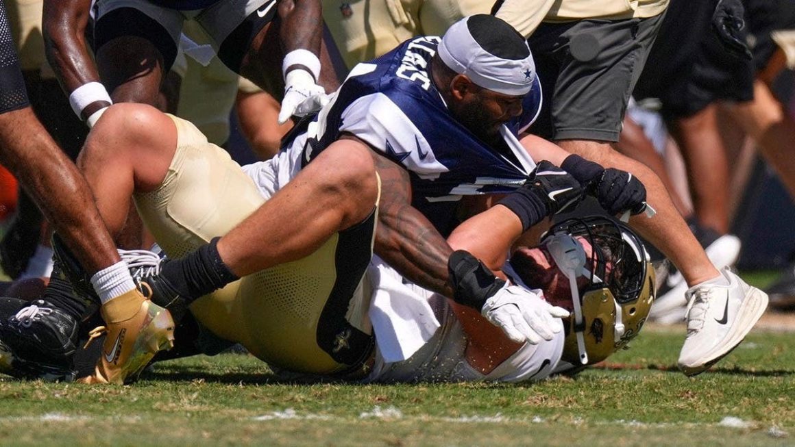 Intense Clash at NFL Joint Practice: Cowboys vs. Saints