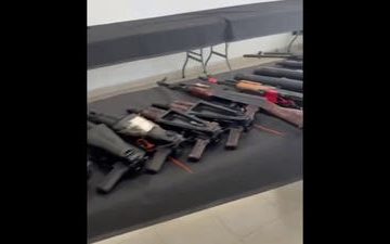 Inside IDF Base Housing Vast Arsenal Seized from Hamas, Hezbollah