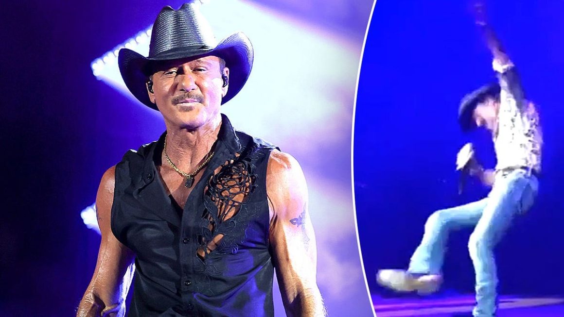 Tim McGraw Stumbles Onstage but Recovers Quickly During Ohio Concert
