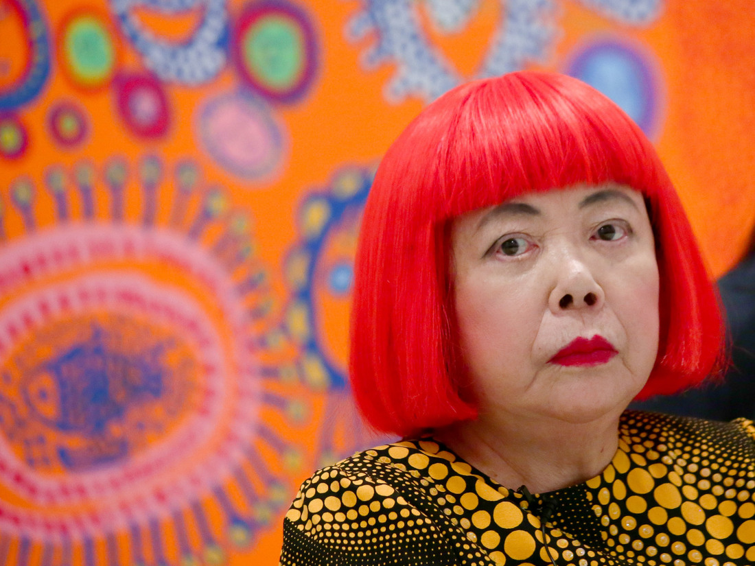 Yayoi Kusama "I Who Have Arrived In Heaven" Exhibition - Press Preview Renowned Artist Yayoi Kusama Dies at 97