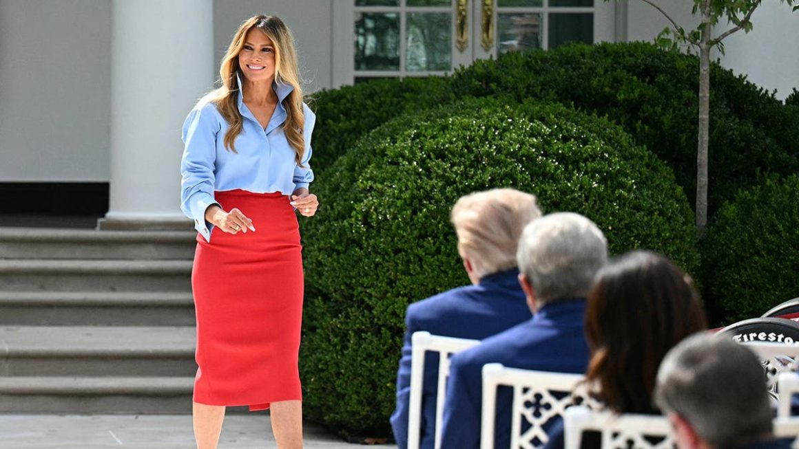 Melania Trump’s Return to the Rose Garden: Patriotism and Educational Initiatives