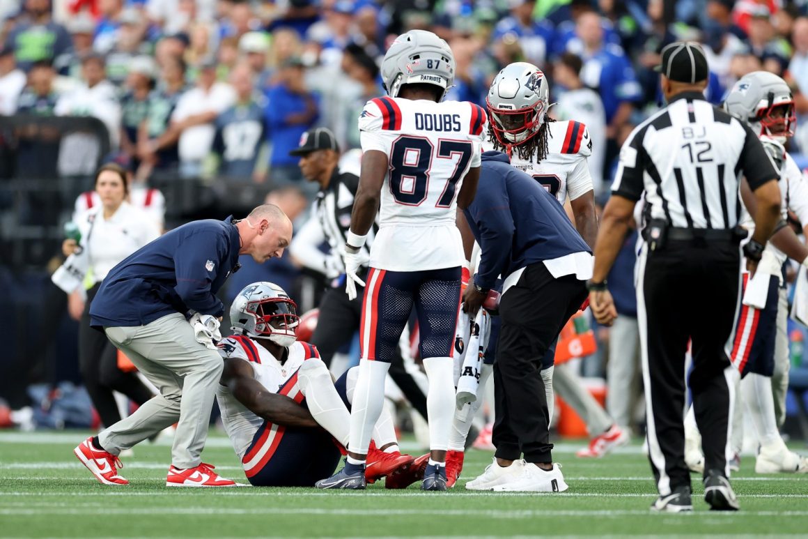 Patriots’ AJ Brown Faces Setback with Ankle Injury in Season Opener