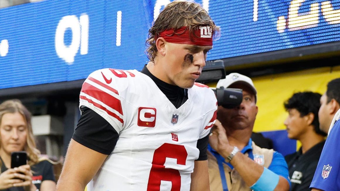 Jaxson Dart’s Knee Injury Raises Concerns for Giants’ Season