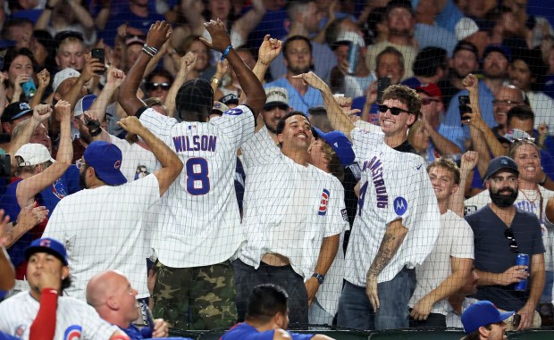 18547b7f-d93f-4ee5-8217-b6b9ca52c294 Chicago Athletes Show Support at Wrigley Field