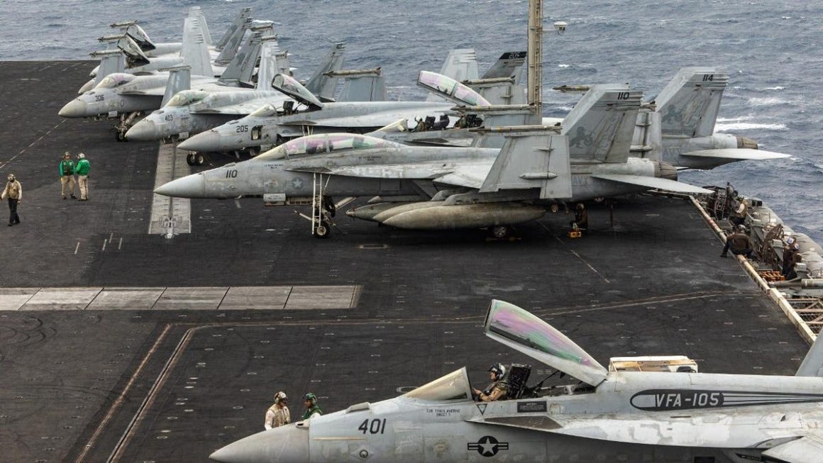 U.S. Navy Aviators Eject During Mishap on Aircraft Carrier