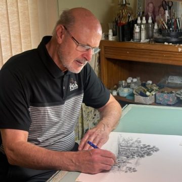 Steve Lotysz’s Artistic Journey at Medinah Country Club