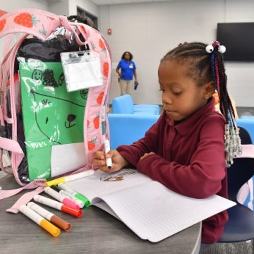Community Spirit in School Supply Giveaway