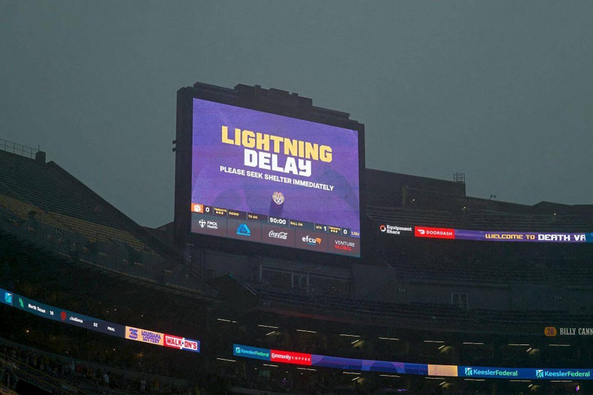 Kickoff Delays and Game Updates: LSU vs. Clemson
