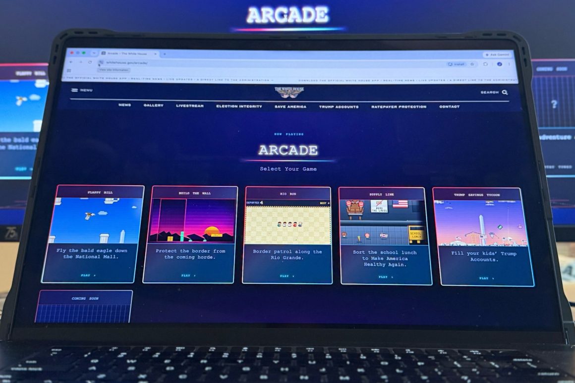 White House Launches Retro Arcade to Highlight Trump’s Policies
