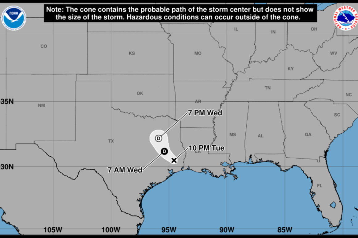 Impact of Tropical Storm Edouard on Texas