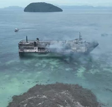 Passenger Ferry Fire Off Philippines Leaves Many Missing and Several Dead