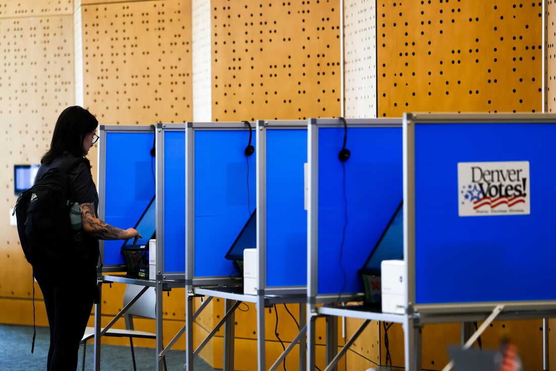 Voters Head To The Polls For Colorado's Primary Election Concerns Over Federal Agents at Polls in Upcoming Elections