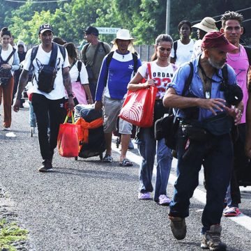 DHS Issues Warning as Migrant Caravan Moves Toward U.S. Border