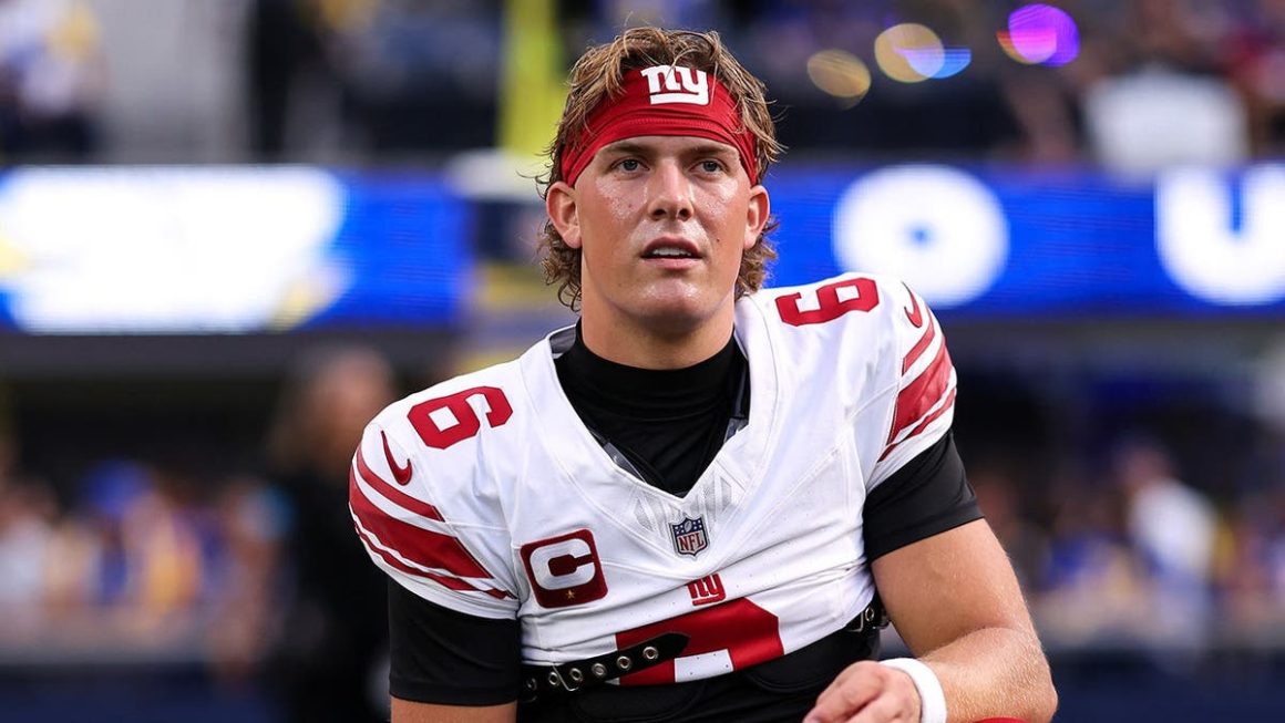 Giants Face Setback as Quarterback Jaxson Dart Suffers Injury Against Rams