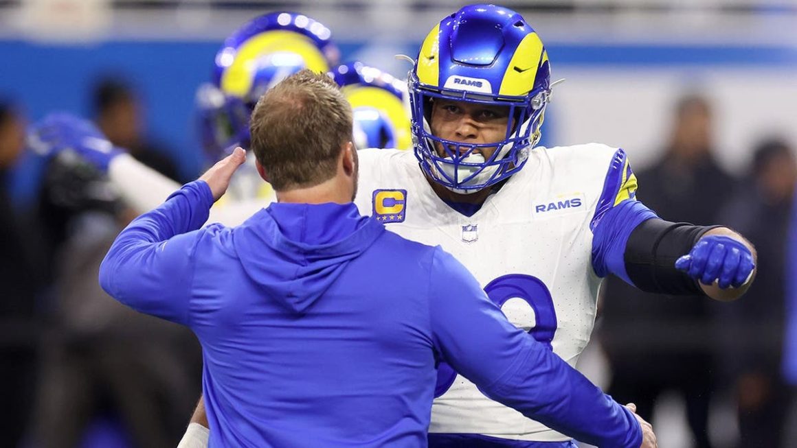 c25b0abf-dc08-4cee-b131-a3380dc07c90 Aaron Donald’s Return and Rams’ Super Bowl Prospects: Analyzing Their Strategy