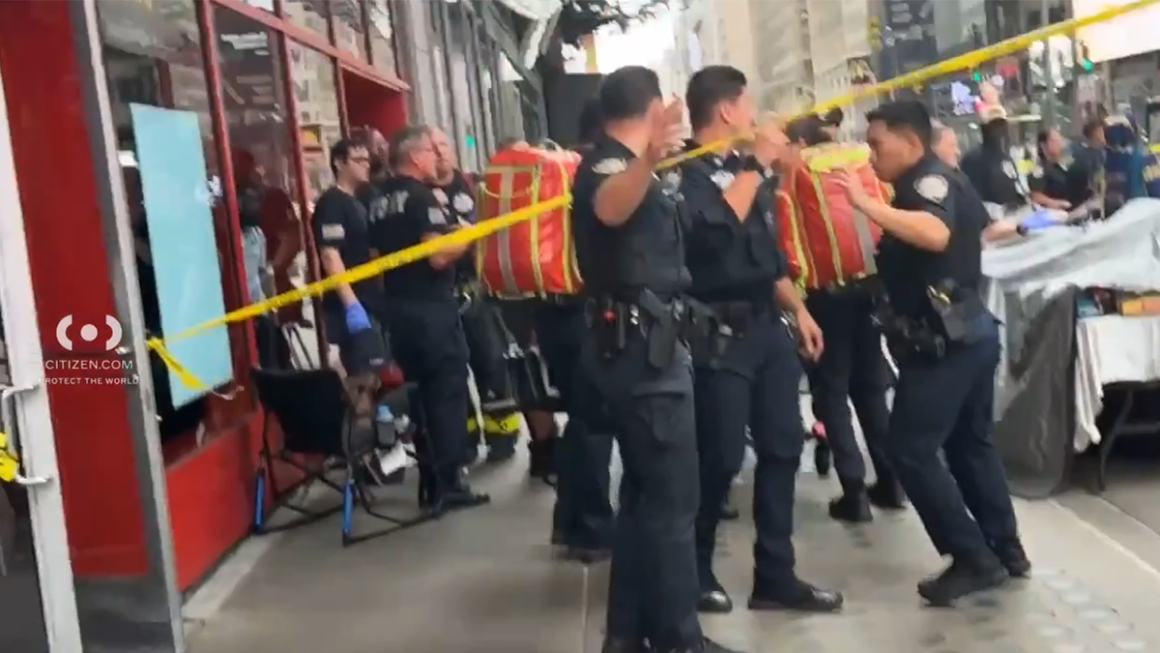 Knife Attack in Times Square Leads to Police Shooting