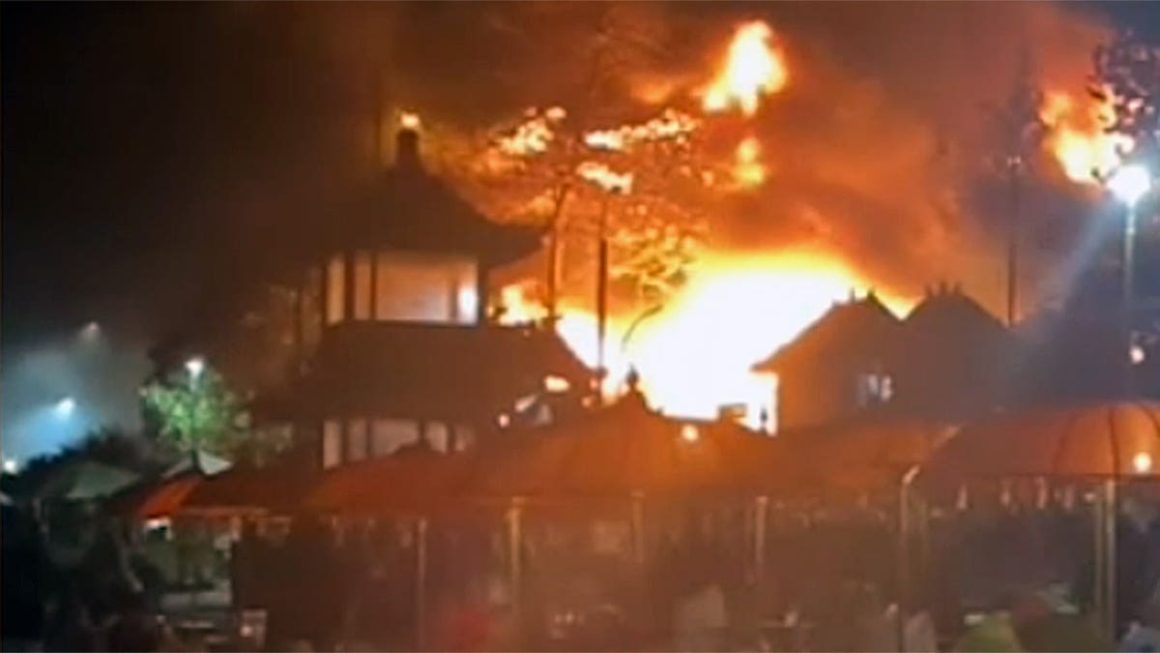 Chaos Erupts in Bali Restaurant After Balloon Explosion Sparks Fire
