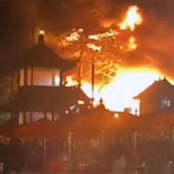 Chaos Erupts in Bali Restaurant After Balloon Explosion Sparks Fire