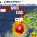 Hurricane Lowell Approaches Hawaii with Powerful Winds