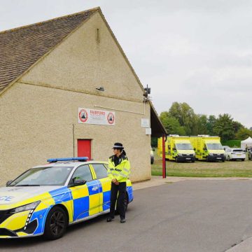 Emergency Services Respond to Incident Near RAF Fairford