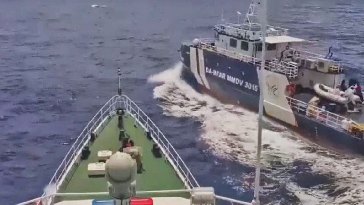 Tensions Rise as Chinese and Philippine Vessels Collide in South China Sea