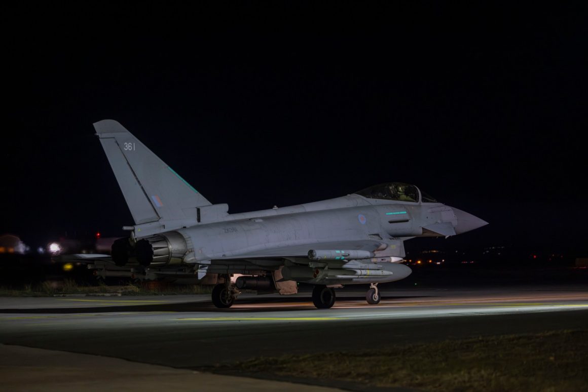 U.K. Deploys RAF Typhoon Jets to Saudi Arabia for Defensive Support