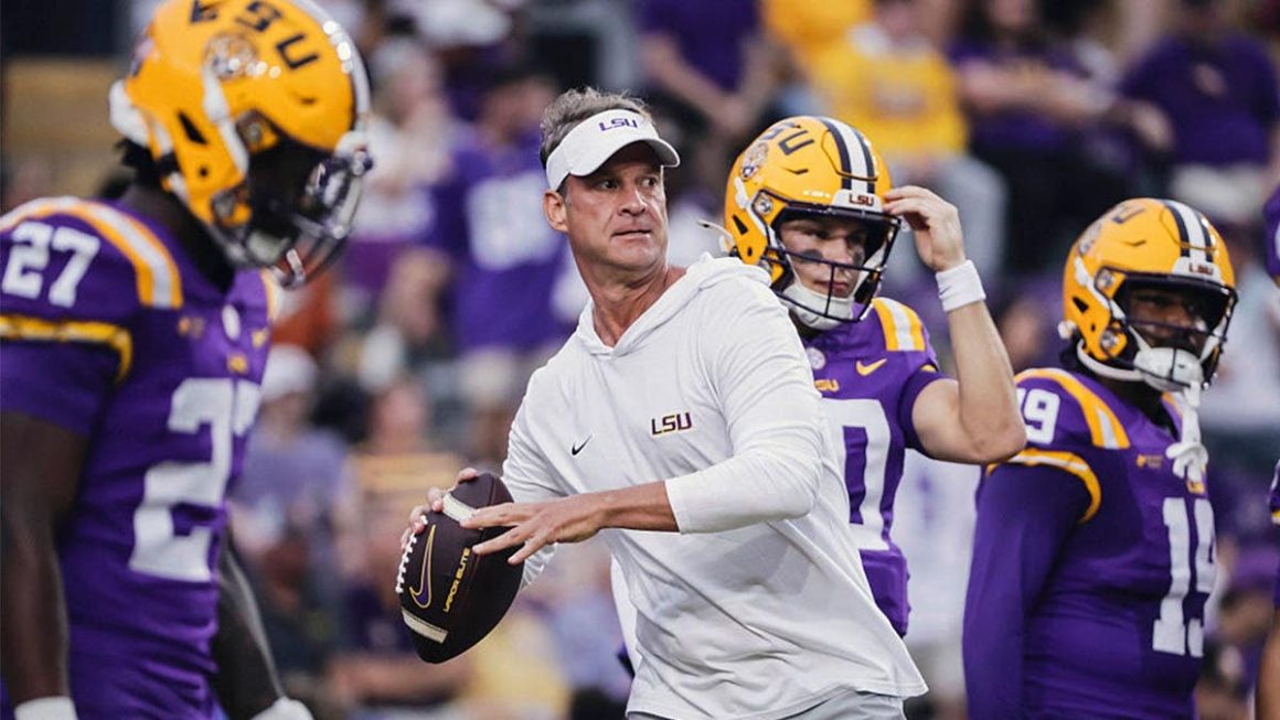 Lane Kiffin’s Approach to Game Management in LSU’s Victory Over McNeese