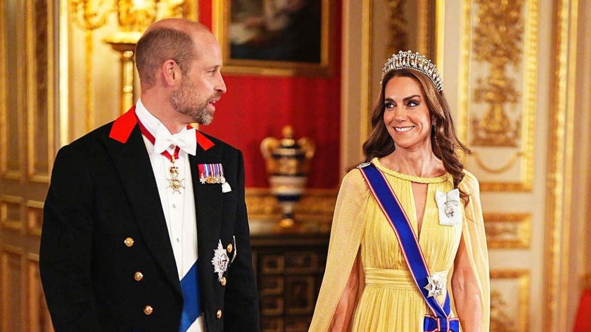 Kate Middleton Shines in Signature Tiara at State Banquet