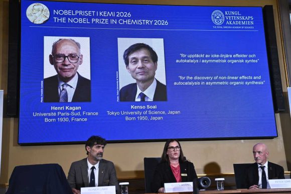 Henri Kagan and Kenso Soai Win 2026 Nobel Prize in Chemistry
