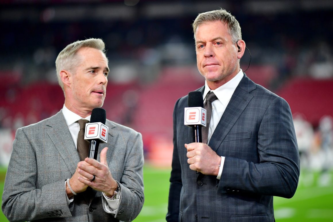 727b6f52-602a-4266-aedb-cc9b12f4a4b4 Tension Between Joe Buck and Troy Aikman Raises Questions About Aikman’s ESPN Future