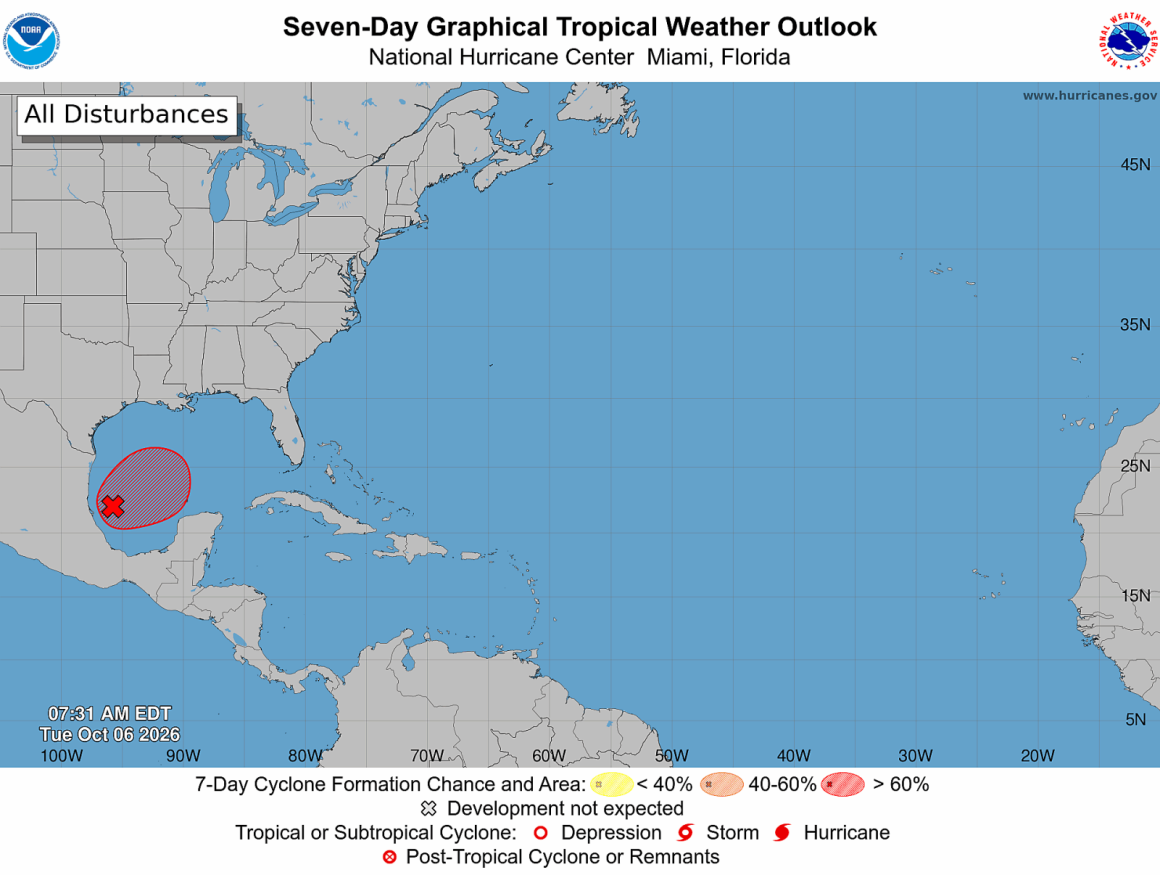Tropical Storm Isaias: Developing Threat to Gulf Coast
