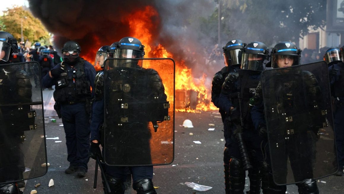 French Prime Minister Defends Police Actions During Student Protests