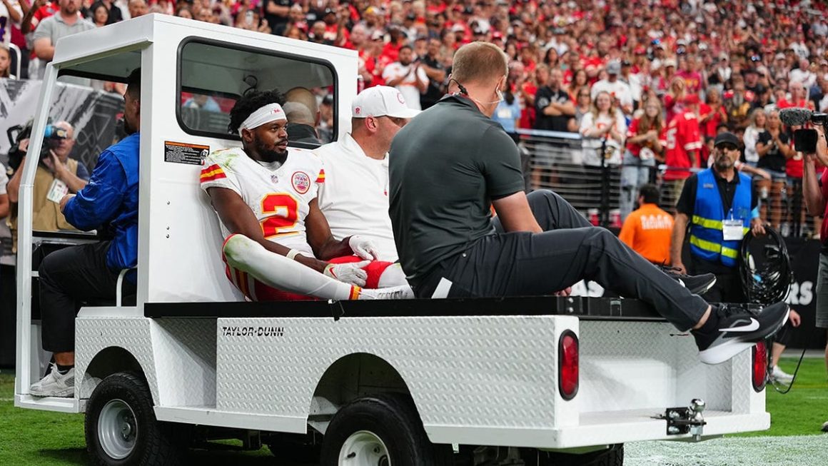 Tyquan Thornton’s Severe Ankle Injury During Chiefs vs. Raiders Game
