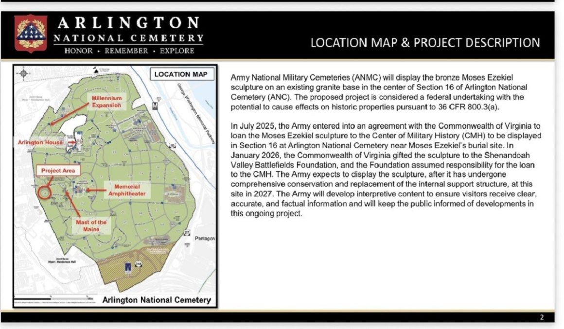 afe8d9b5-32ed-415b-b2f4-e918648e85b5 Controversial Confederate Memorial Set for Reinstallation at Arlington