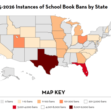 Record Number of Books Banned in U.S. Schools During 2025-26