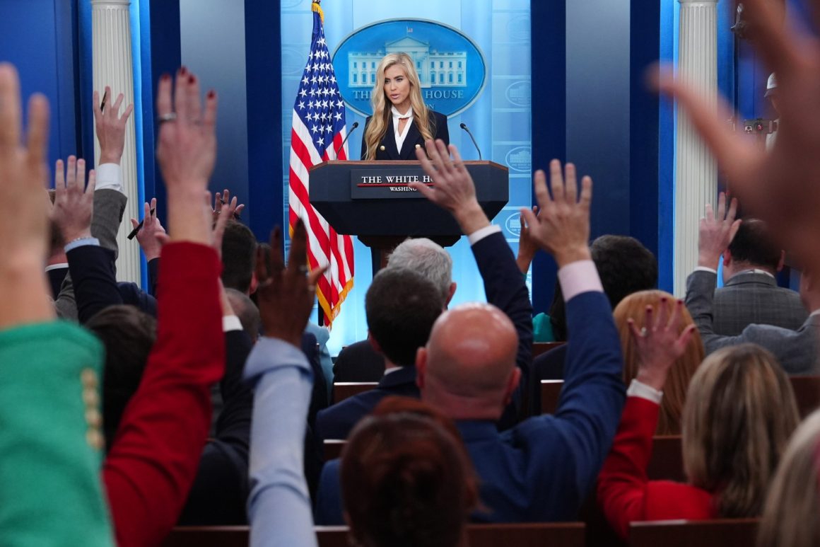 Katie Zacharia’s First White House Press Briefing