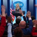 Katie Zacharia’s First White House Press Briefing