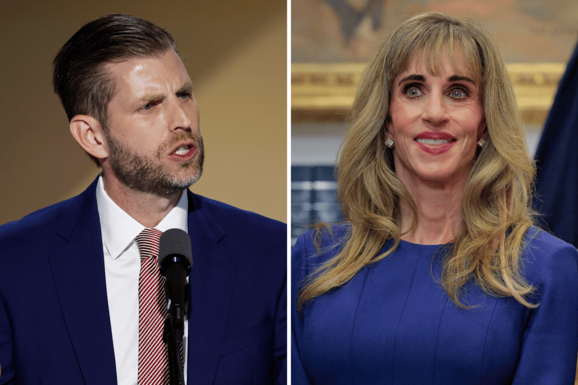 Eric Trump Defends Susan Dell Against Online Criticism