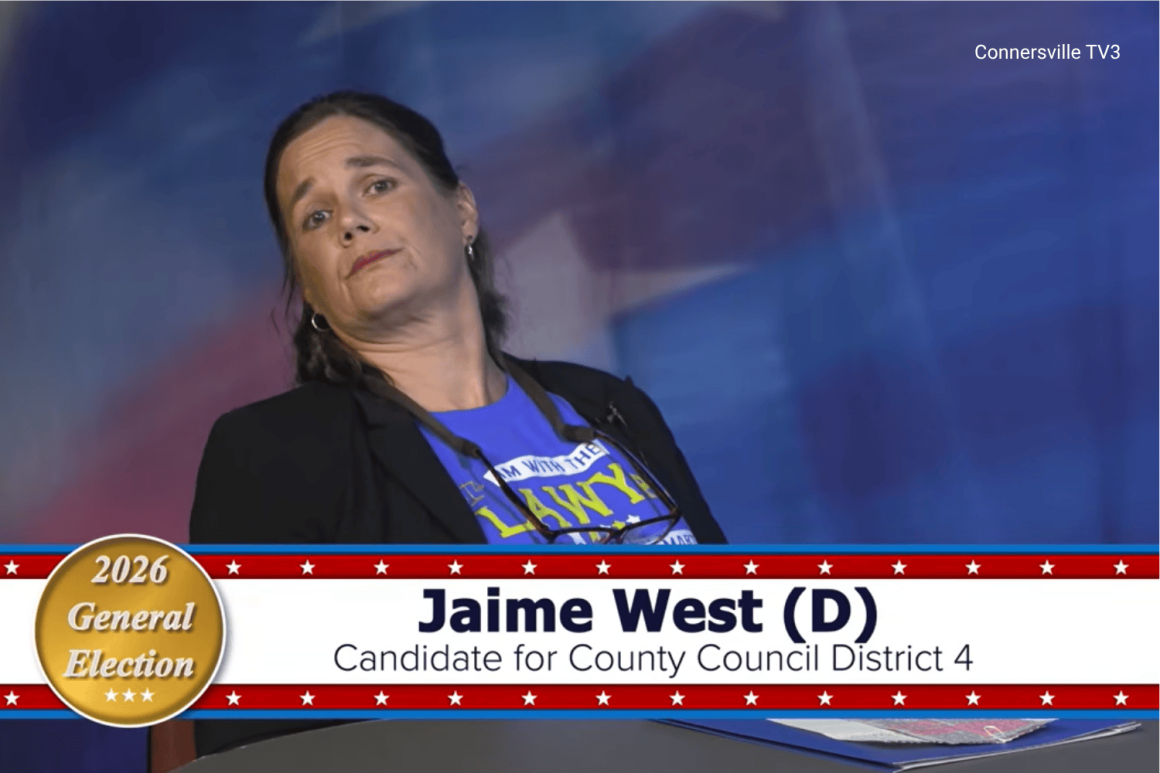 ca5dfd6b-b313-4c64-8ed2-bb2f45f3df25 Indiana Democratic Candidate Jaime West’s Admission Raises Controversy