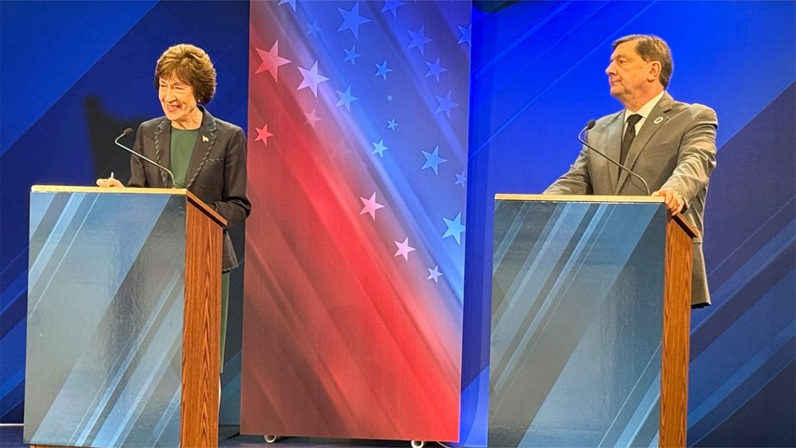 Maine Senate Debate Interrupted by Protester